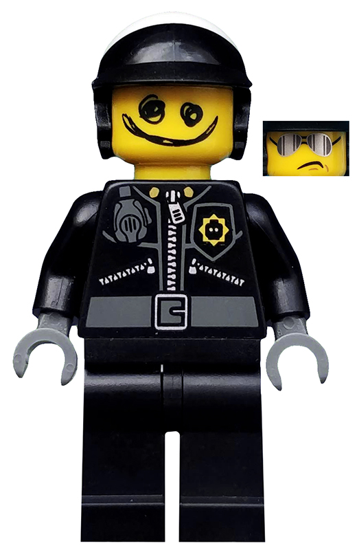 LEGO Movie Bad Cop / Scribble Cop Minifigure